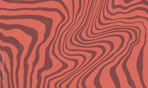 Caramel wavy pattern background. Chocolate sauce liquid testure. Syrup toffee melt bg.