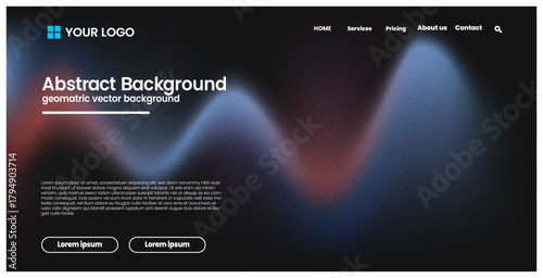 web page,dark mode,redblue dark theme design dynamic red blue abstract wave background illustration concept template