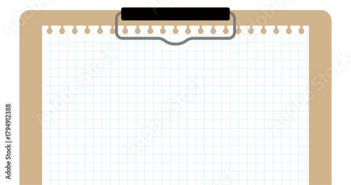 LPやブログのヘッダーに最適な方眼紙、メモの壁紙、背景。バナーに使えるシンプルな横長背景。