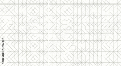 Abstract geometric grid pattern with intersecting lines and subtle color variations.