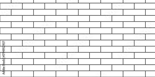 Pavement masonry kitchen seamless mosaic stone concrete wall surface tiles. subway vector block rock white brick wall texture background.	