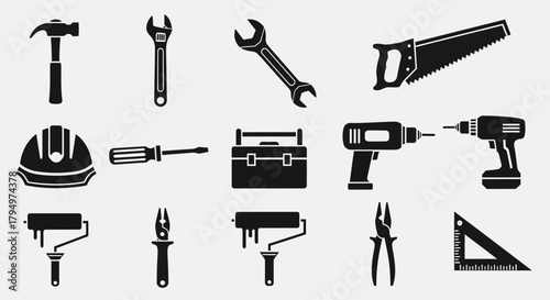 Essential construction tools collection for DIY projects and professional tradespeople seeking quality equipment for building and repair