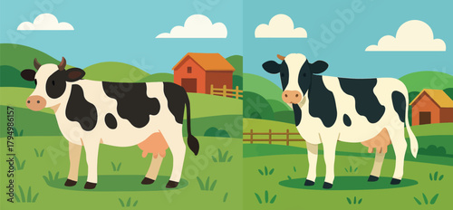 Cow, farm animal illustration, dairy cow artwork, grazing cow graphic, bovine illustration, livestock animal design, domestic animal artwork, pasture cow illustration, milk production concept, 