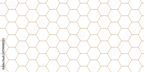 Abstract background with hexagons Abstract hexagon polygonal pattern background vector. seamless bright white abstract honeycomb background.	
