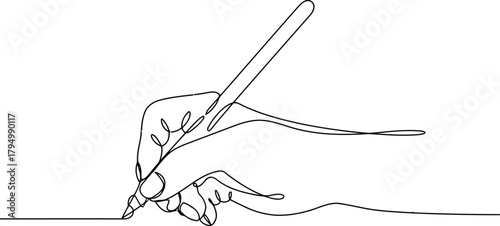 Stylized line art drawing of a dancer in a dynamic pose isolated on transparent background