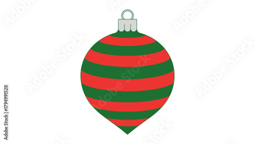 Festive Ornament: A vibrant ornament, a symbol of seasonal cheer, featuring a lively design, poised to bring a touch of magic to your decorations.
