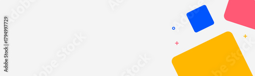 Abstract geometric background vector illustration with colorful square shapes, modern creative graphic design element