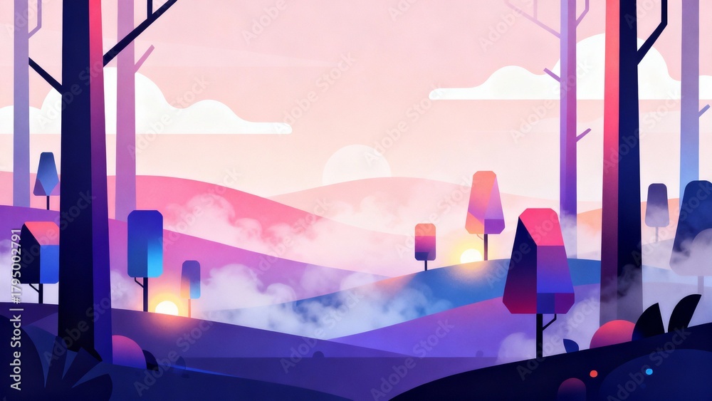 Obraz premium Surreal Forest