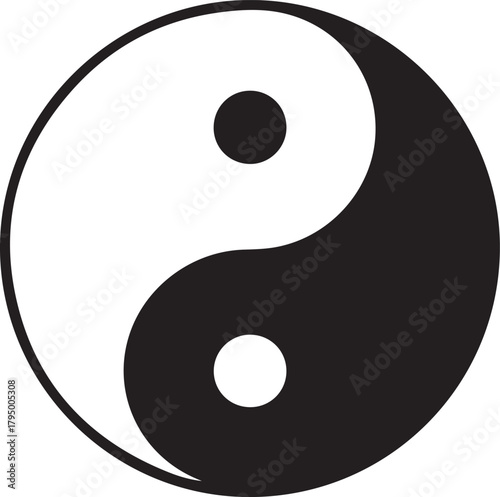 Classic Yin and Yang Symbol: Balance, Harmony, and Dualism

Black and White Yin Yang Icon: Taoist Philosophy and Wellness

Spiritual Balance: The Yin-Yang Concept in Design