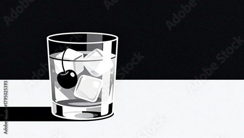 GlassWithIceCherry