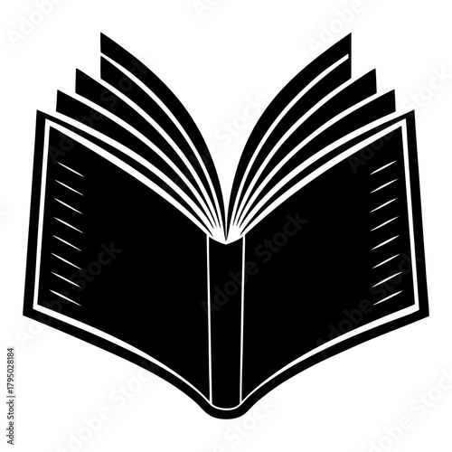 open book vector illustration
