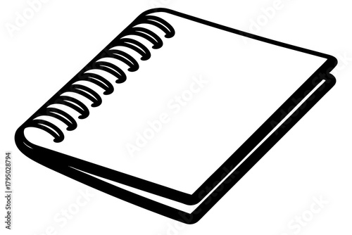 notebook with pen