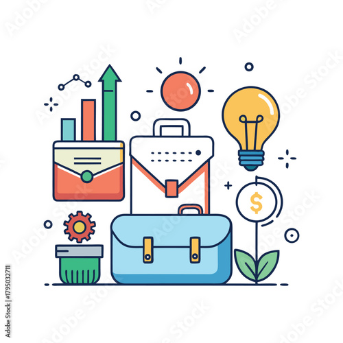 Vector file text on white background, digital graphic concept