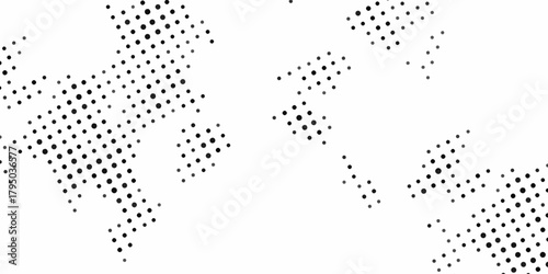 Distorted grunge layer error. Noise destroys texture. Modern creative trendy design in vector illustration