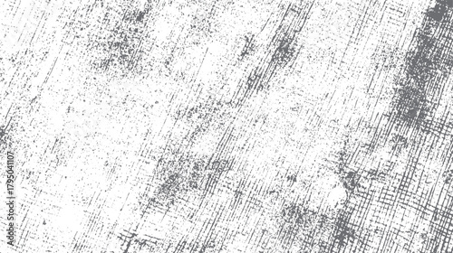 Abstract gray distressed texture background with scattered dots and diagonal lines grunge