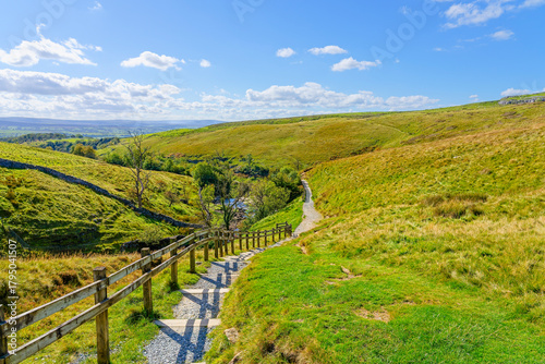 Across the North Yorkshire landscape on an autumn afternoon.