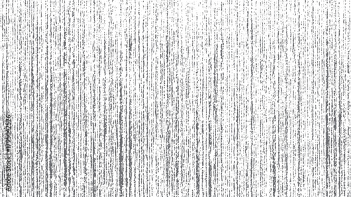Abstract vertical grunge texture pattern of irregular gray lines on white background vector