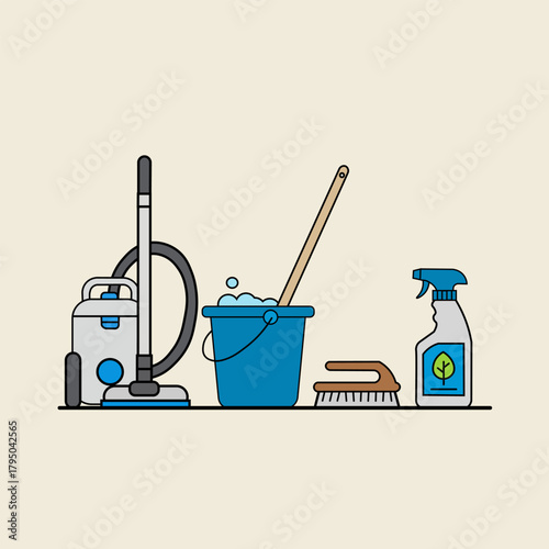 Essential tools for household cleaning and hygiene