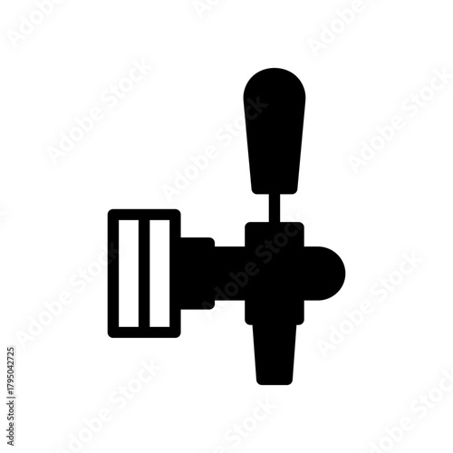 Beer Tap Faucet Icon For Bar And Restaurant Branding And Beverage Service