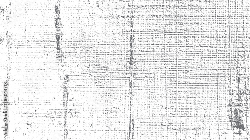Distressed grunge texture with horizontal and vertical lines and scattered dots on white background abstract