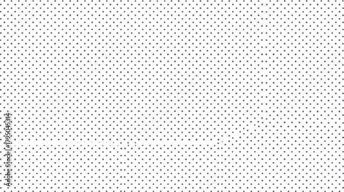 Seamless pattern of small grey dots on a white background with a slightly textured appearance vector