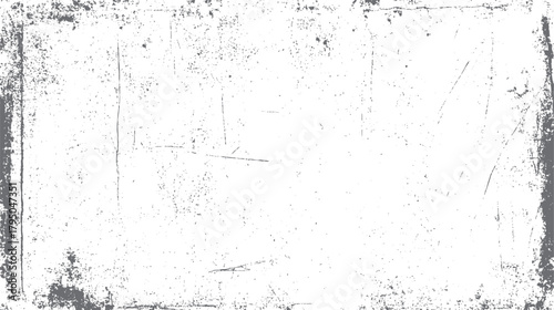 White distressed grunge background with scattered grey speckles and linear scratches texture