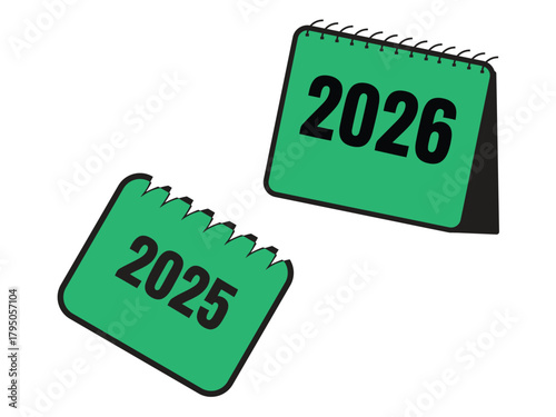 Watch the year 2025 tear away as the fresh year 2026 arrives with bright possibilities and new beginnings