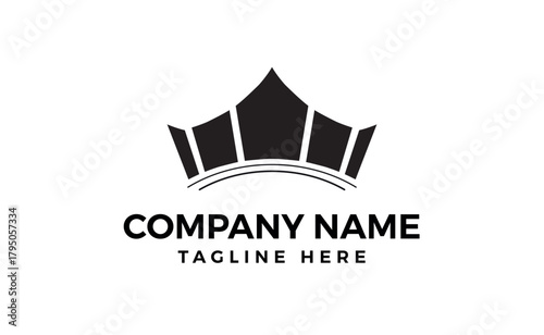 Princess Crown Icon in Flat Style