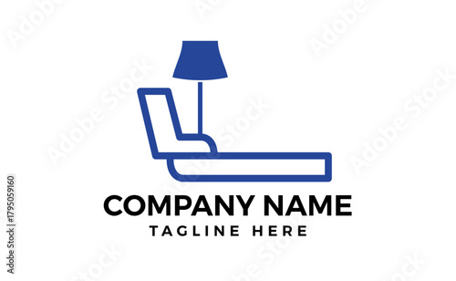 Bedroom trendy creative beautiful abstract vector illustration colorful useful design