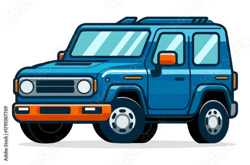 Car vector transportation vehicle isolated on white background, car, auto, vehicle, old, wheel, vector, transport, automobile, drive, suv.