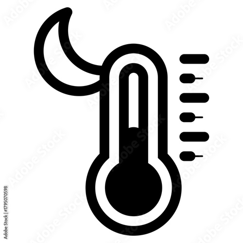 night temperature icon