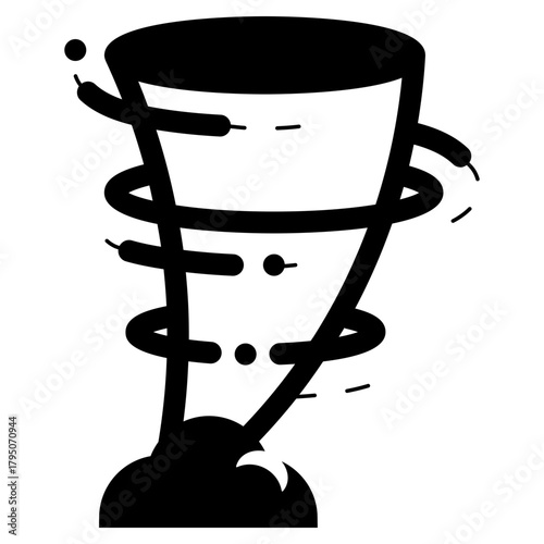 tornado wind spin icon