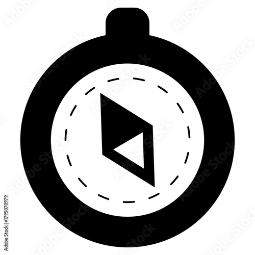 wind direction compass icon