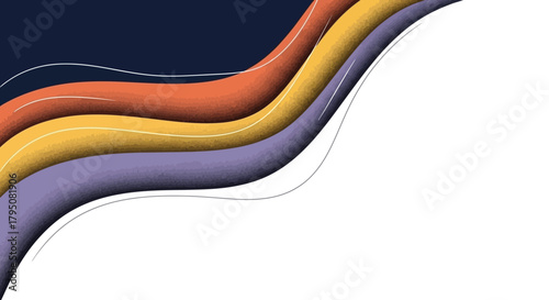 Abstract waves of color blend together, showcasing gradient layers and a dynamic, modern design