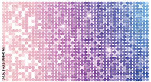 Abstract Gradient Dots Background in Pink, Purple, and Blue, Sparkling Celebration Texture