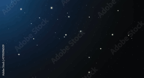 Sparkling Stars in the Night Sky A Celestial Background