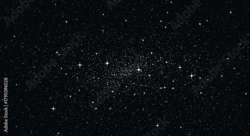 Serene Starry Night Sky A Tranquil Universe Backdrop