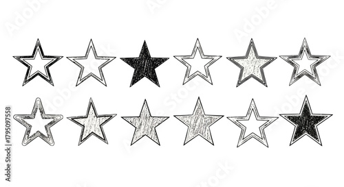 Hand-Drawn Star Rating Expressive Feedback and Evaluation Symbol