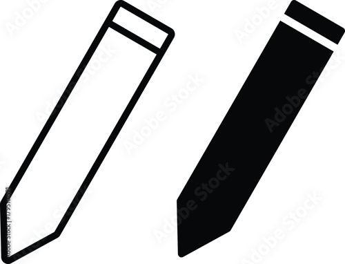 Pencil Icon Set. Edit, Write, and Drawing Symbols. Text Editor, Creative Tool and Sketching Pen Icons