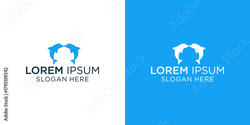 Dolphin logo design ready for your brand identity, perfect for ocean conservation, marine tourism, or a fun, playful brand that needs a splash of creativity