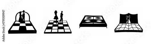 Journey of relationship: life's strategic moves on love's checkered board