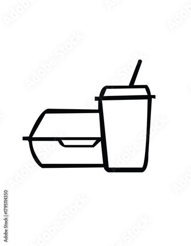 vector illustration of a glass of soda