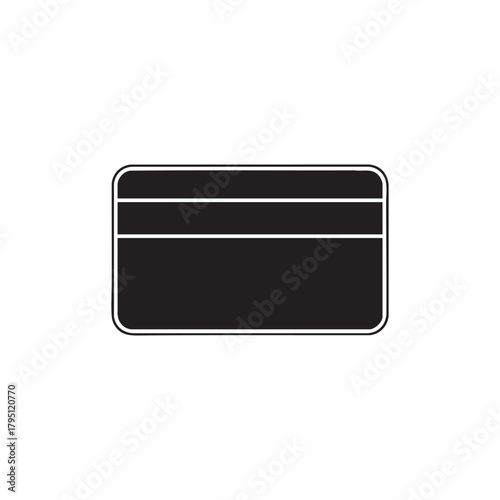 Black credit card icon