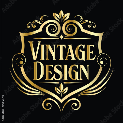 Vector decorative frame. Elegant element for design in Eastern style, place for text. Floral golden border. Lace illustration for invitations and greeting cards.