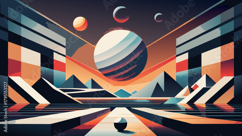 vector illustration of a abstract background