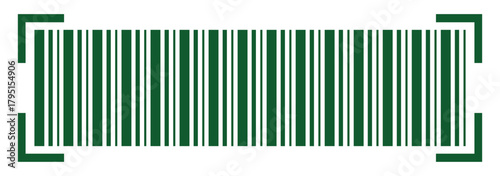Realistic barcode vector icon. Fake line barcode icon design, price, and product detail code. bar code for product and sales. Product barcode scanner. simple fake bar code Vector illustration  Collect