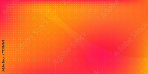 Modern background gradient color. Yellow and pink gradient with halftone decoration abstract simple design art