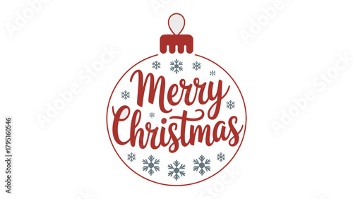 Festive Ornament: A decorative ornament celebrates the joy of the holiday season, with elegant calligraphy lettering expressing best wishes, and intricate snowflake patterns.