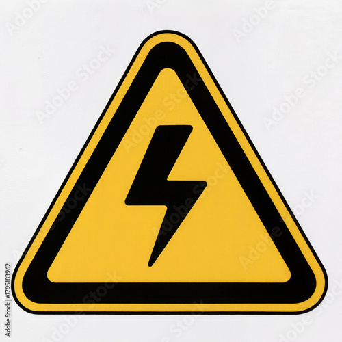 Tableau sur toile high voltage sign