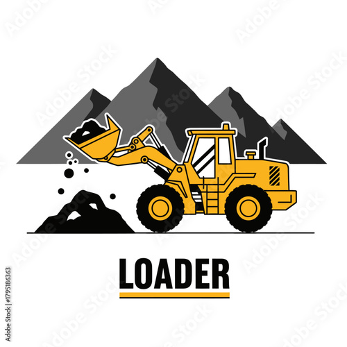 Front End Loader Heavy Equipment Construction